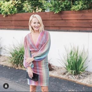 New Eva Mendes for Ny & Co Colorful Sequin dress